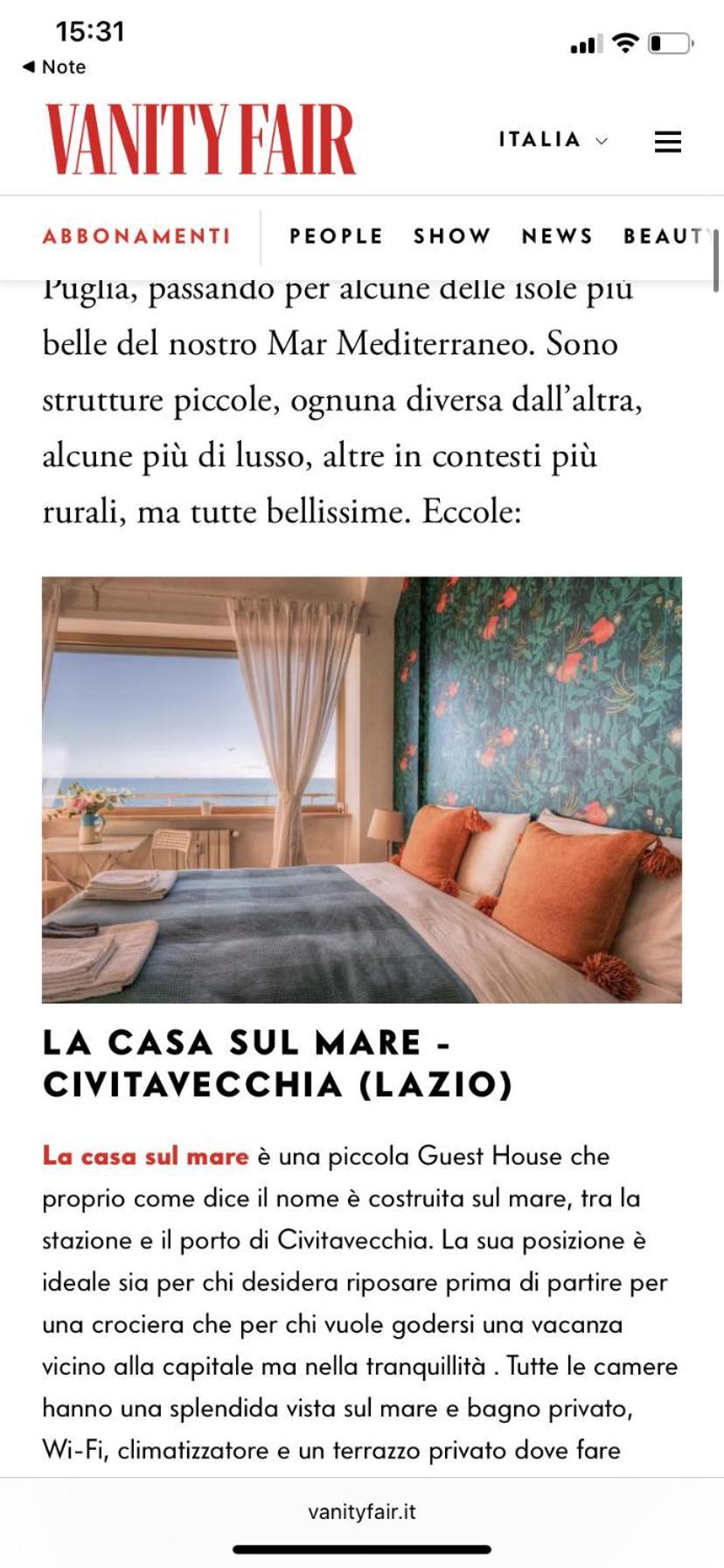 La Casa Sul Mare Bed & Breakfast Civitavecchia Luaran gambar